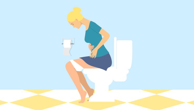 kvinde-med-diarré